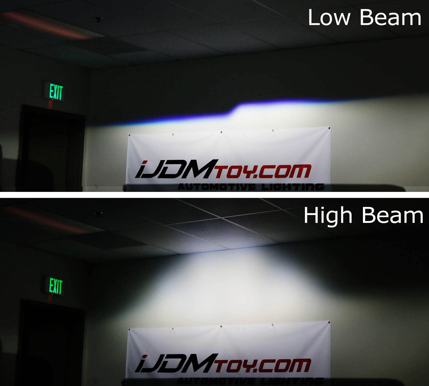 Amazon | iJDMTOY (2) 30W ハイパワーLED バイキセノンプロジェクター